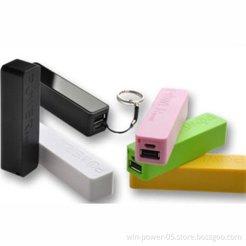 Beautiful mobile phone charger, with capacity 2,200/2,800mAh available